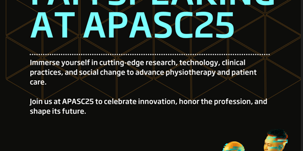 Lead the Physiotherapy Evolution at APASC25 at the Adelaide Convention Centre